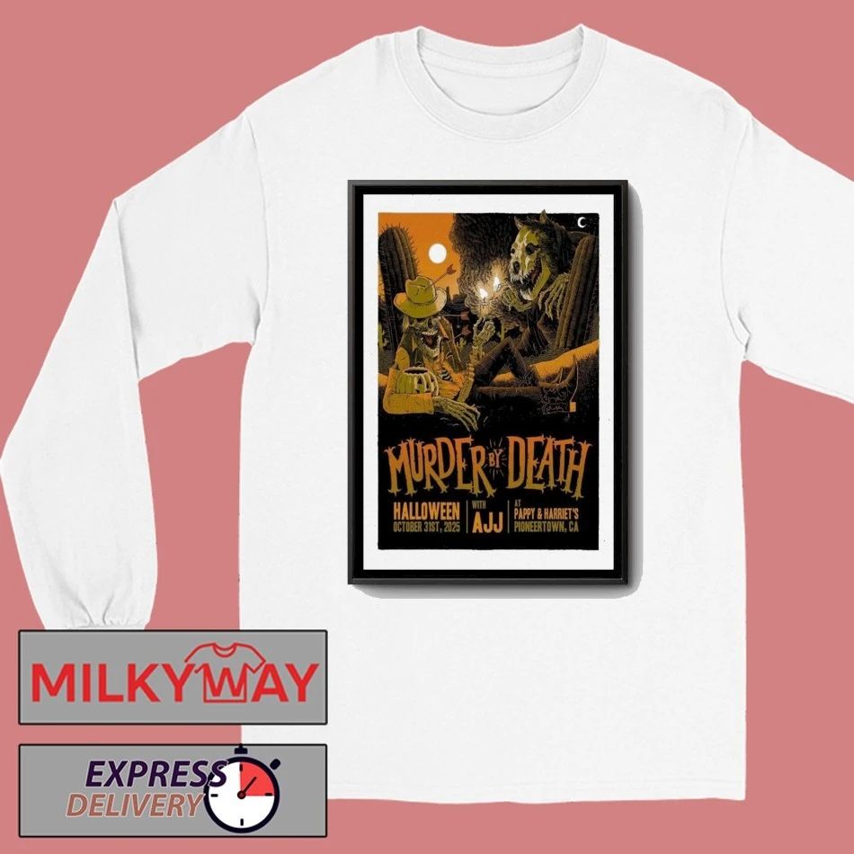 Murder By Death Halloween 2025 Poster shirt