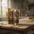 Game of Thrones 15th Anniversary Winter Is Coming Luxury Gold Targaryen 40oz Tumbler