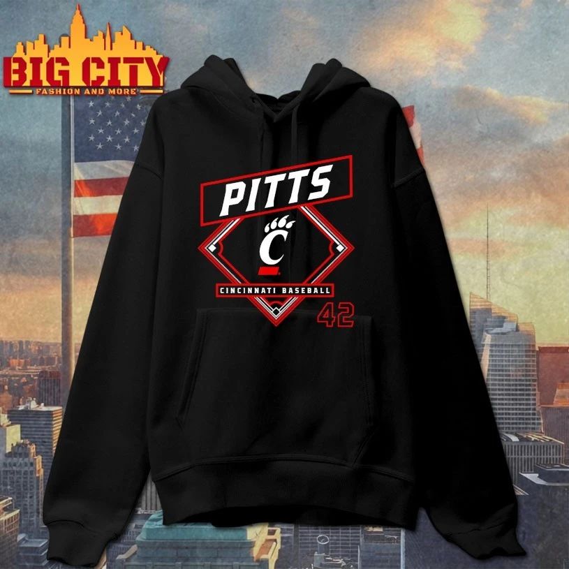 Derrick Pitts Cincinnati Bearcats Baseball T-shirt