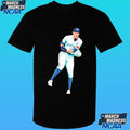 Gogan Gilbert Baseball Pitcher Catches Ball In Shirt