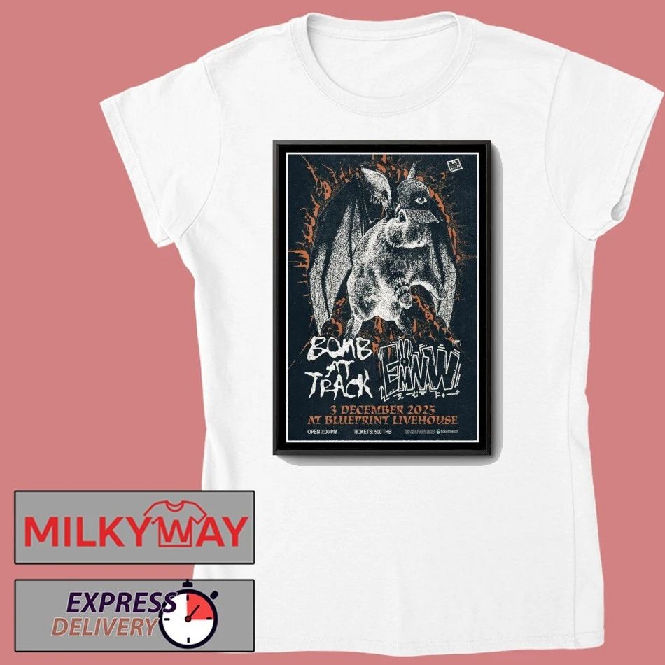 EMNW Bomb At Track Blueprint Livehouse Live 2025 Poster Shirt