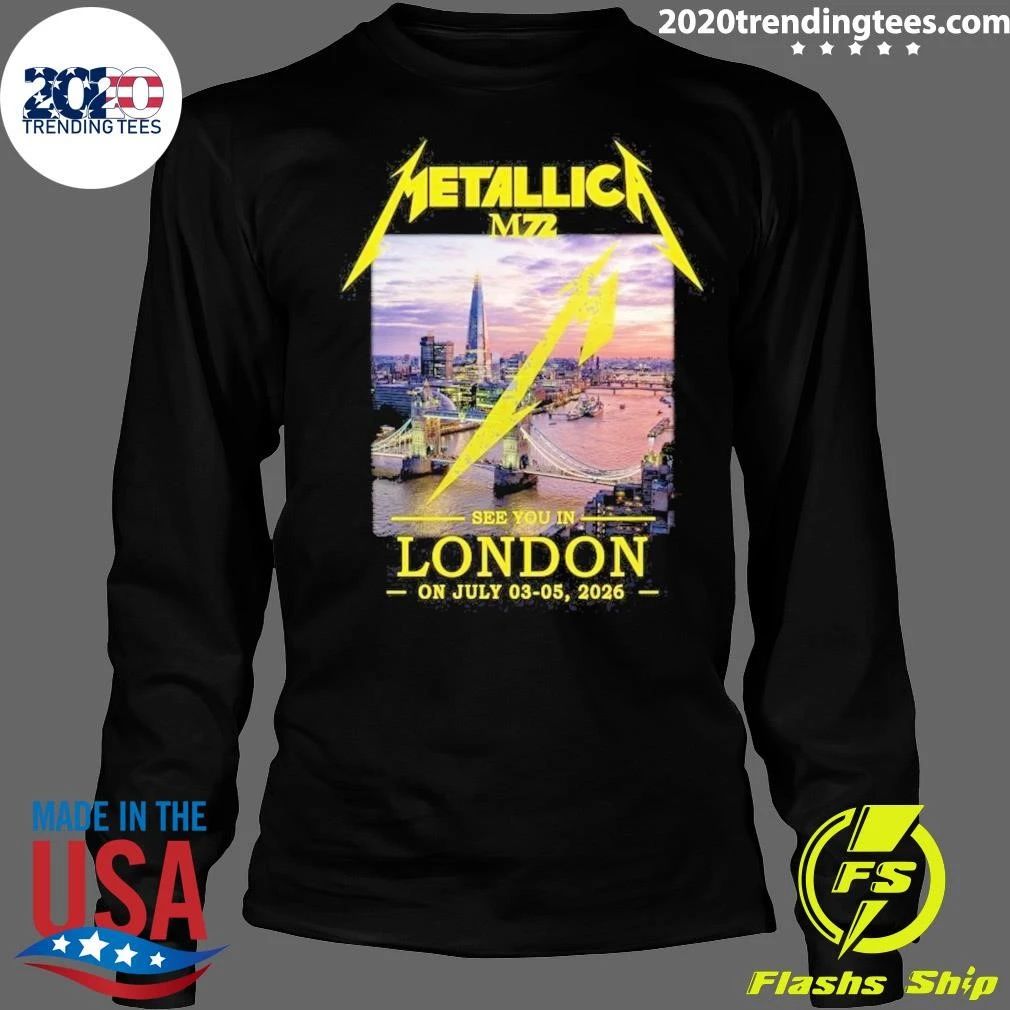 Metallica M72 See You In London On July 3-5, 2026 Shirt
