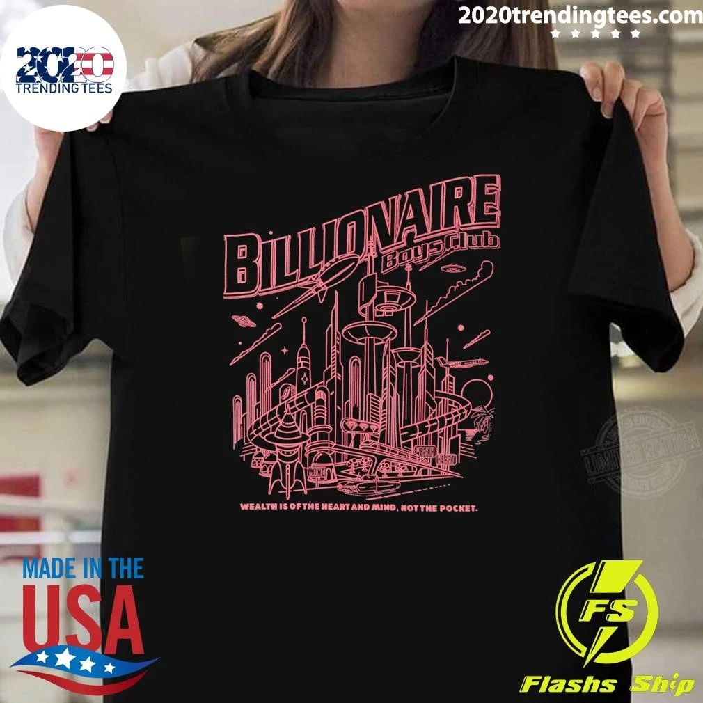 Billionaire Boys Club Wealth Is Of The Heart And Mind, Not The Роскет Shirt