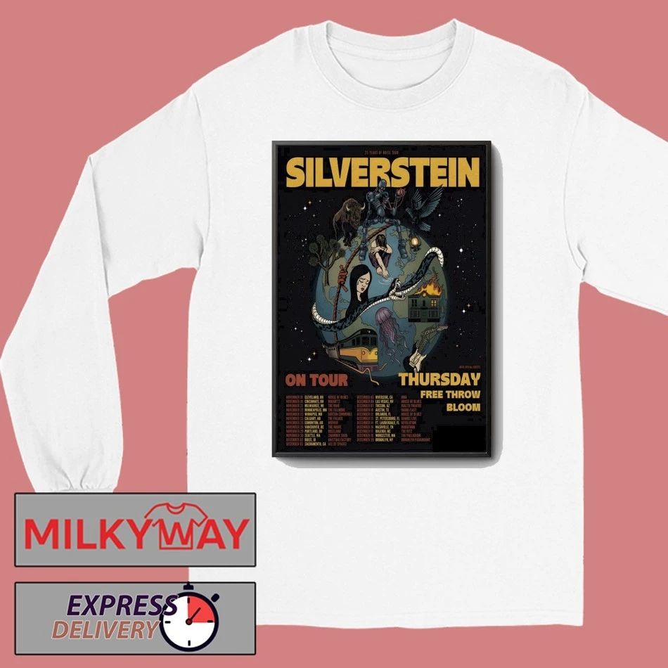 Silverstein Poster 25 Years Of Noise Tour 2025 shirt