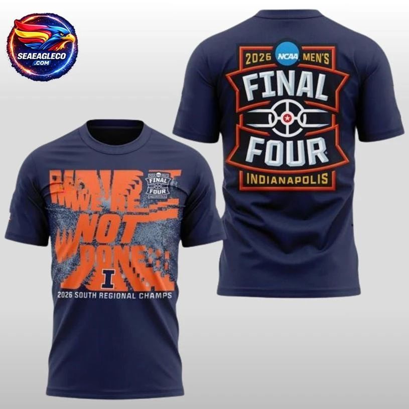 2026 Illinois Fighting Illini Final Four Indianapolis Two Sided Shirt