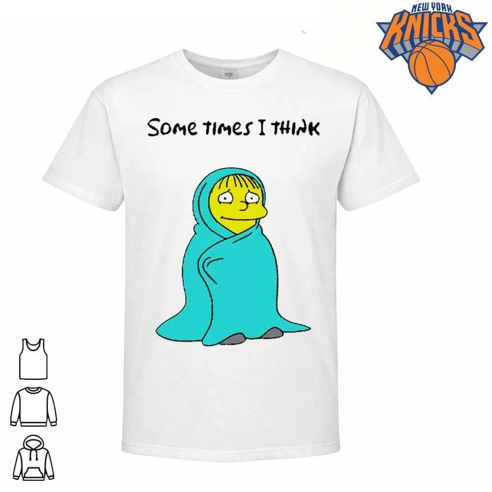 Some Times I Think Ralph Wiggum Simpsons blanket meme shirt