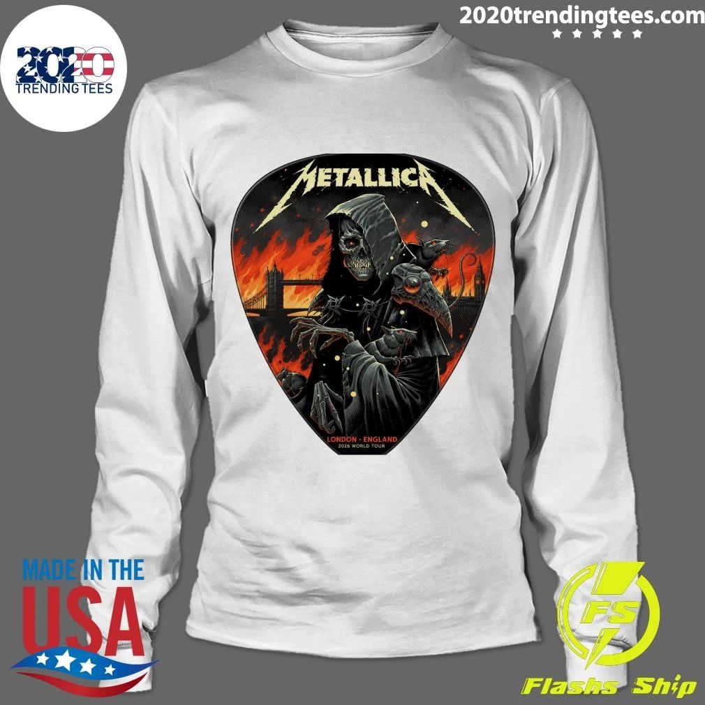 Metallica M72 London UK 2026 World Tour Shirt