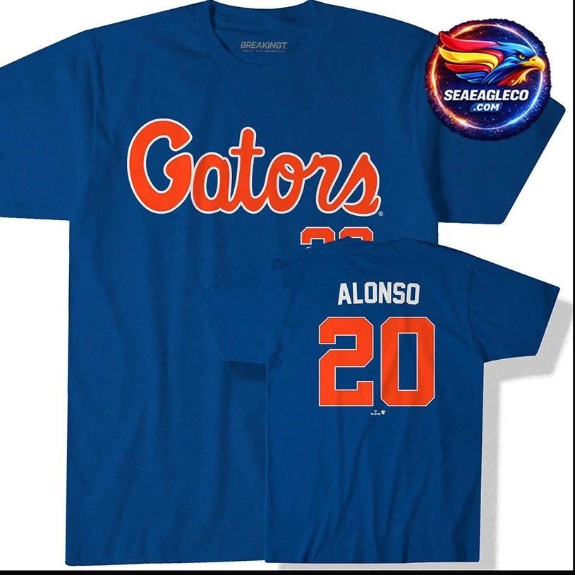 Florida Baseball Pete Alonso 20 Two Sided Shirt