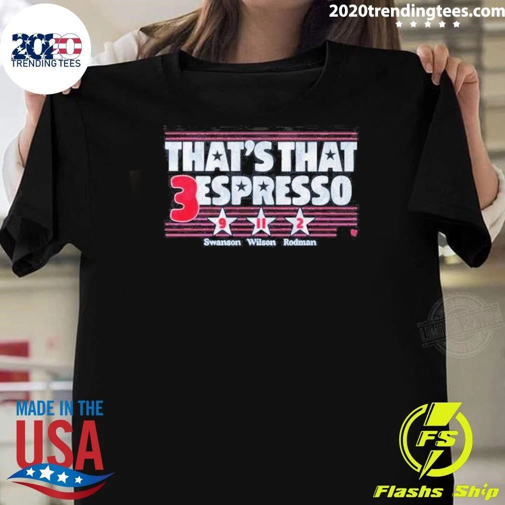 Mallory Swanson, Trinity Rodman, and Sophia Wilson That’s That 3 Espresso Shirt
