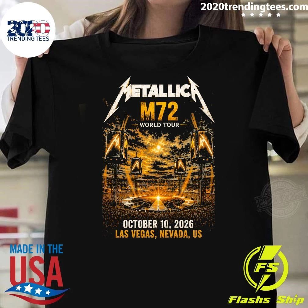 Metallica M72 World Tour Las Vegas, Nevada, U.S. October 10, 2026 Shirt