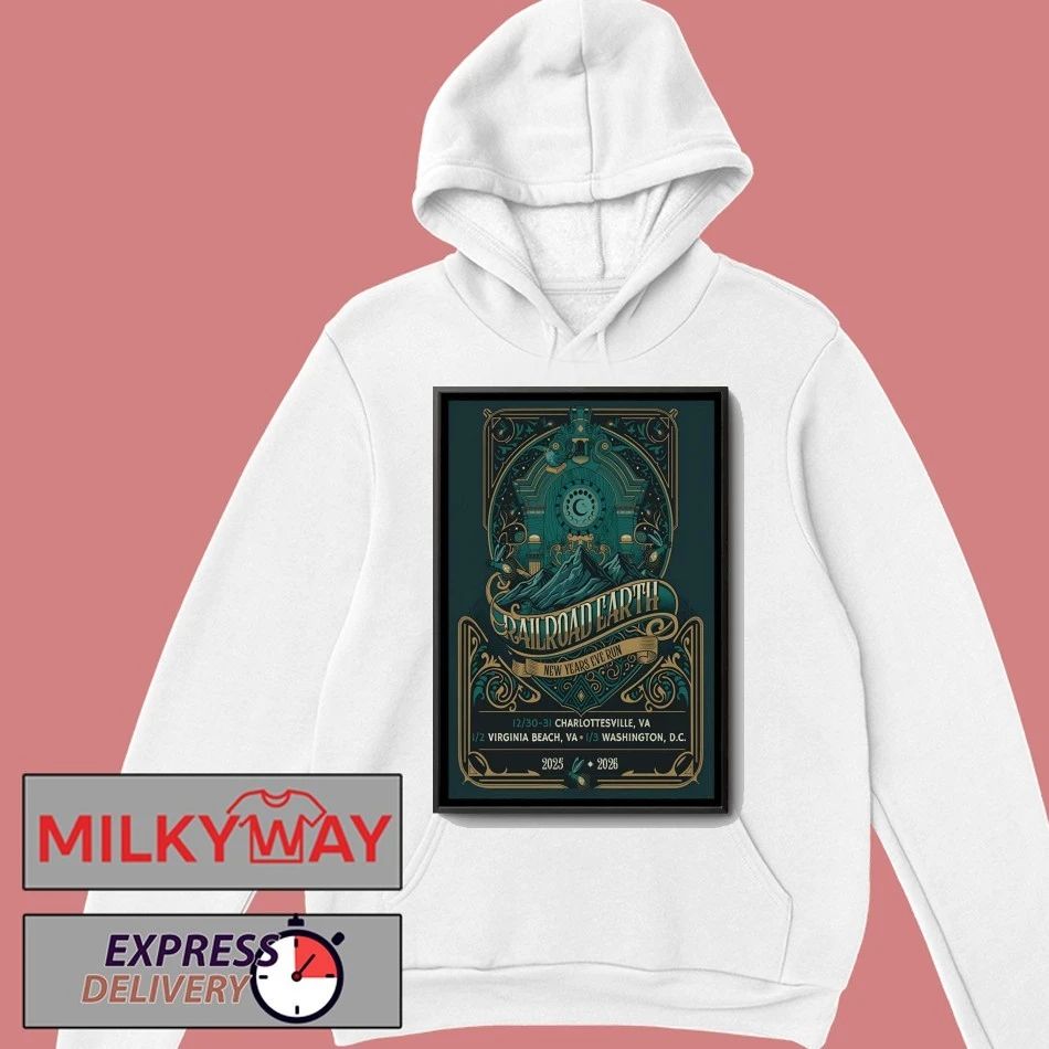 Railroad Earth 1.3.2026 Washington D.C Poster shirt