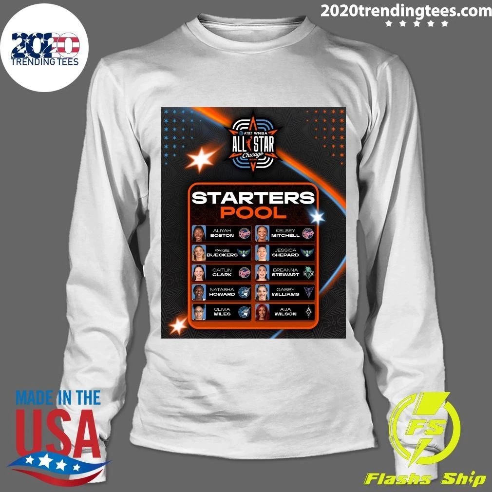 Your official 2026 AT&T WNBA All-Star Starters Shirt