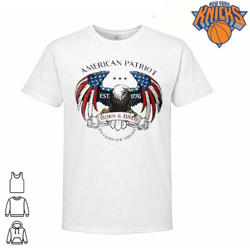 American Patriot Eagle Born And Bred 1776 In God We Trust Shirt