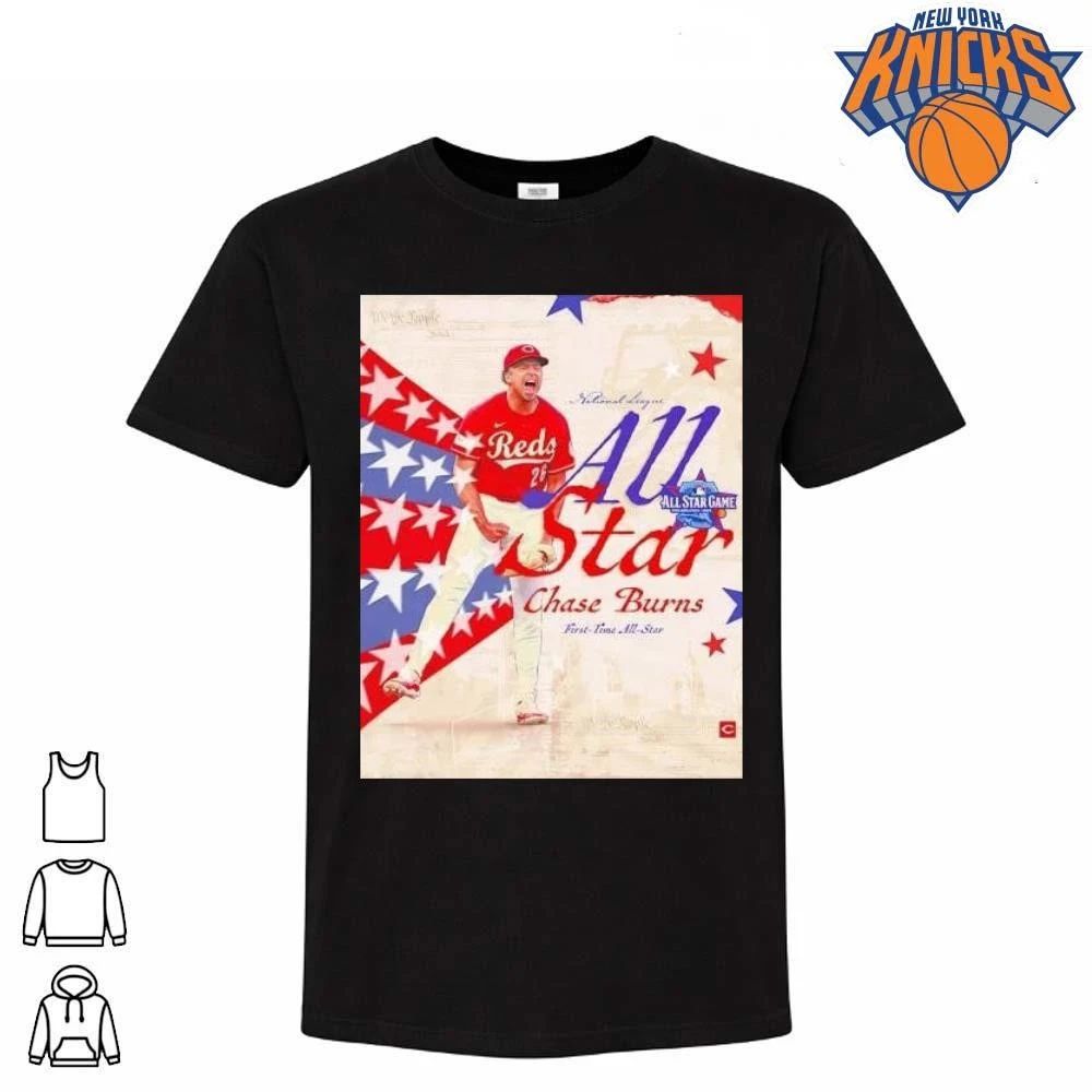Chase Burns Cincinnati Reds First-Time All-Star 2026 Philadelphia All-Star Game shirt