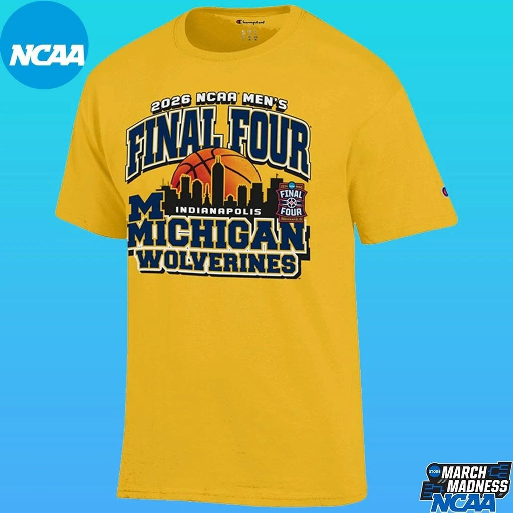 Michigan Wolverines 2026 NCAA Men’s Final Four Indianapolis Shirt