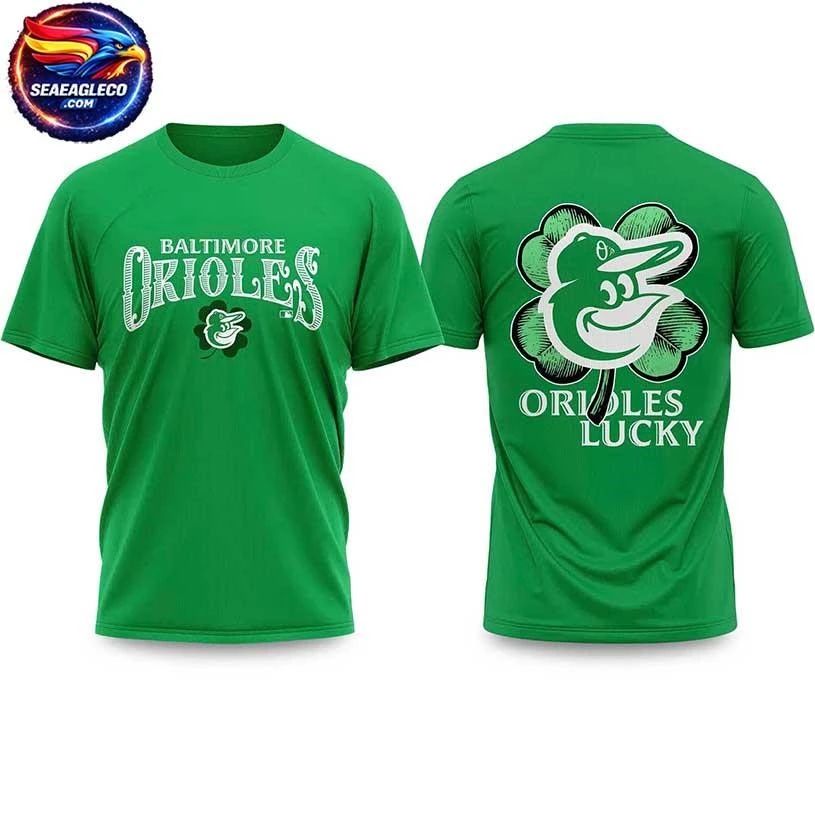 Orioles 2026 St. Patrick’s Day Two Sided Shirt