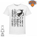 Welcome To Hell Grunge Skull Barbed Wire Dark Gothic Aesthetic Shirt