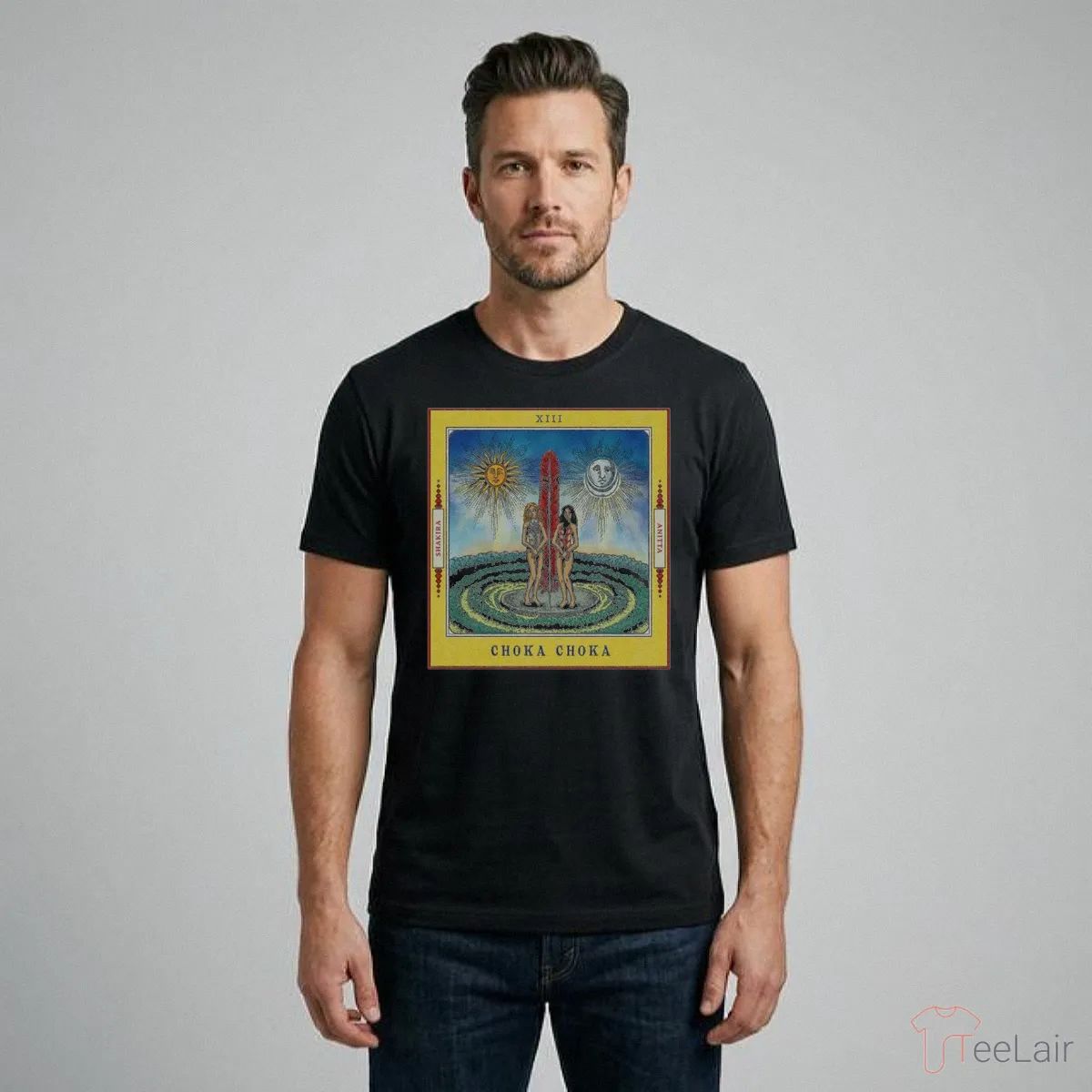 Shakira X Anitta Choka Choka Collab Tarot Card Style Art Shirt