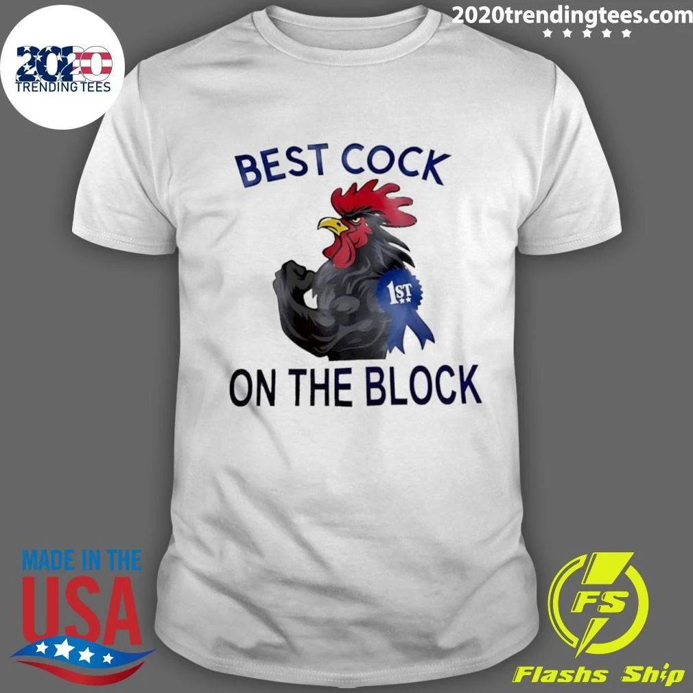 on the Block Muscular Rooster Award shirt