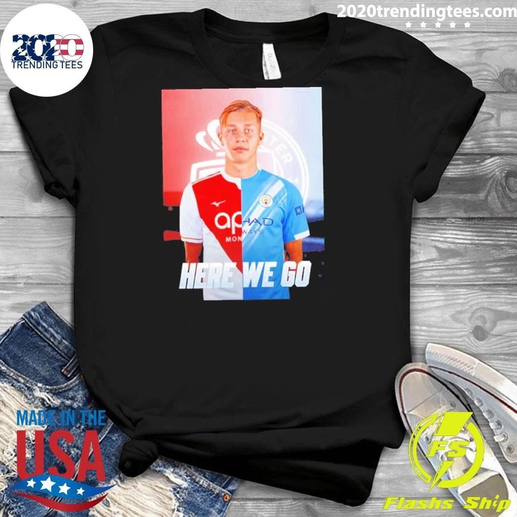 Mathys Detourbet to AS Monaco Here We Go Tee Shirt