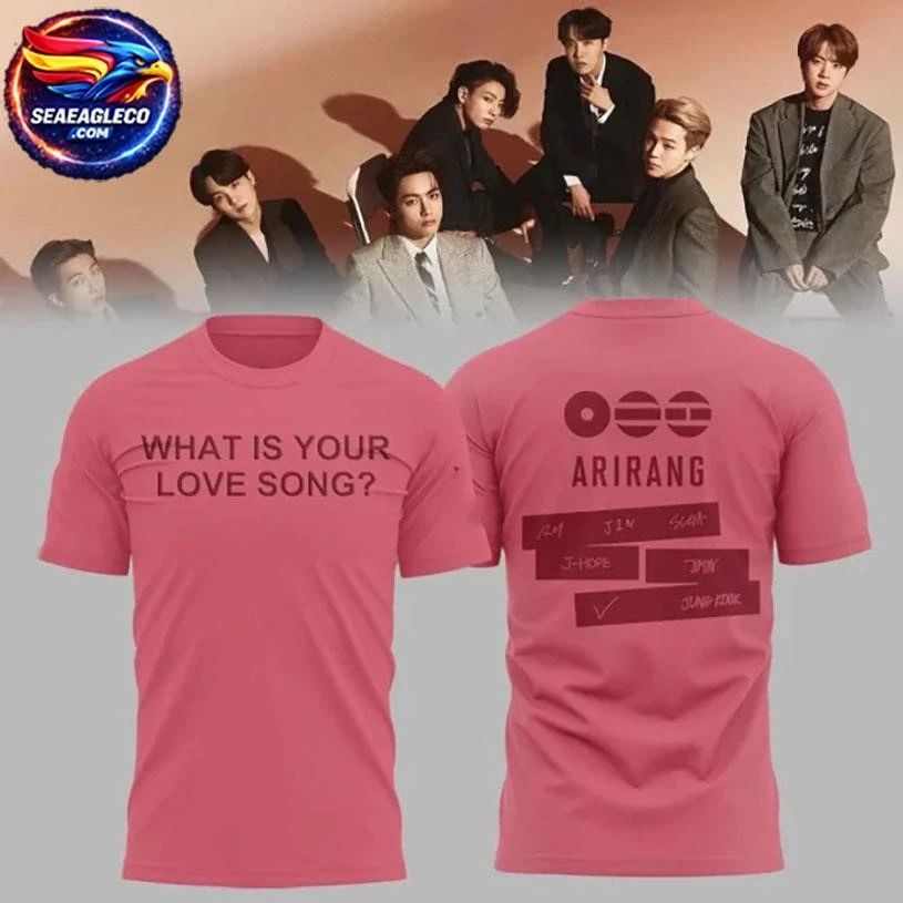 BTS What Is Your Love Song Special Edition Two Sided Shirt