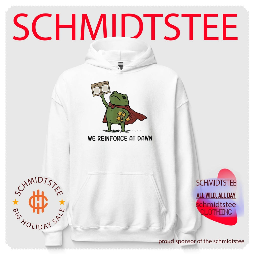 Cartoon frog we reinforce at dawn shirt