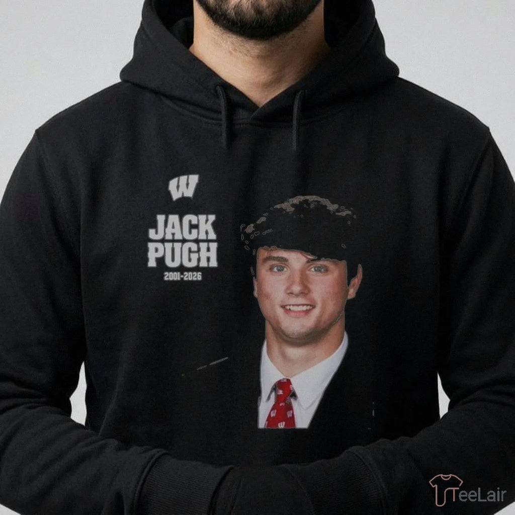 Jack Pugh 2001 2026 Wisconsin Badgers Football Shirt