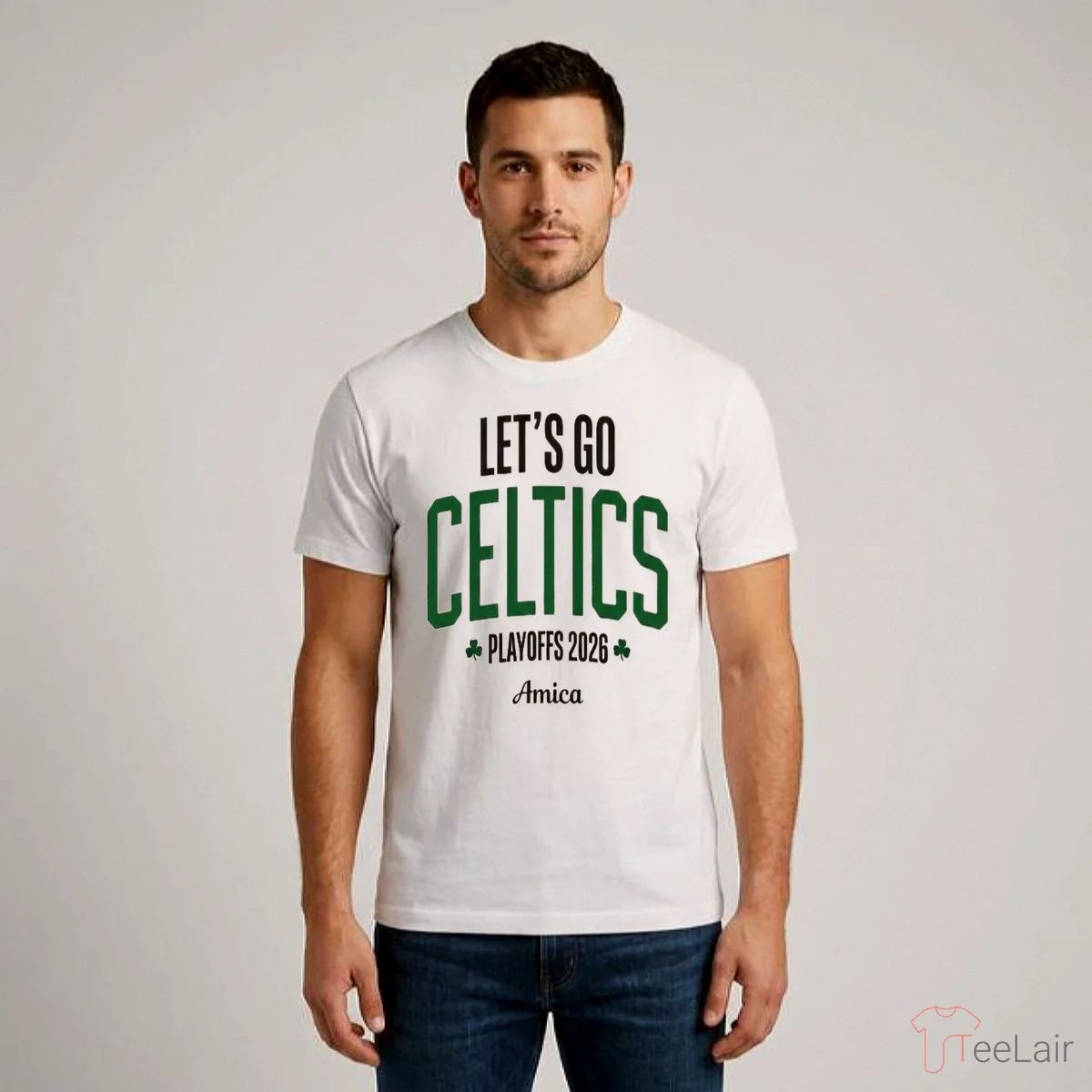 Boston Celtics Let’S Go Celtics Playoffs 2026 Amica Shirt