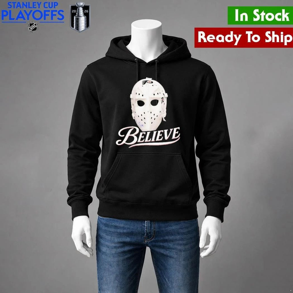 Believe Mask Philadelphia Flyers Shirt