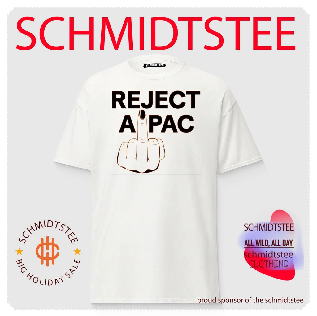 Reject Aipac middle finger shirt