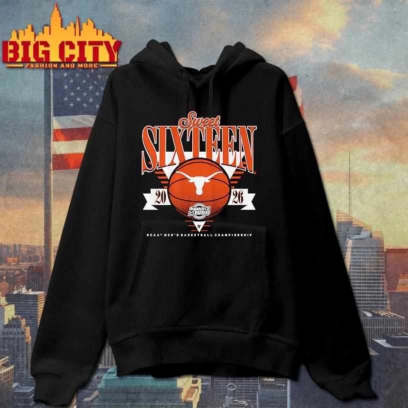 Texas Longhorns MBB 2026 Sweet Sixteen Ncaa College Basketball Shirt