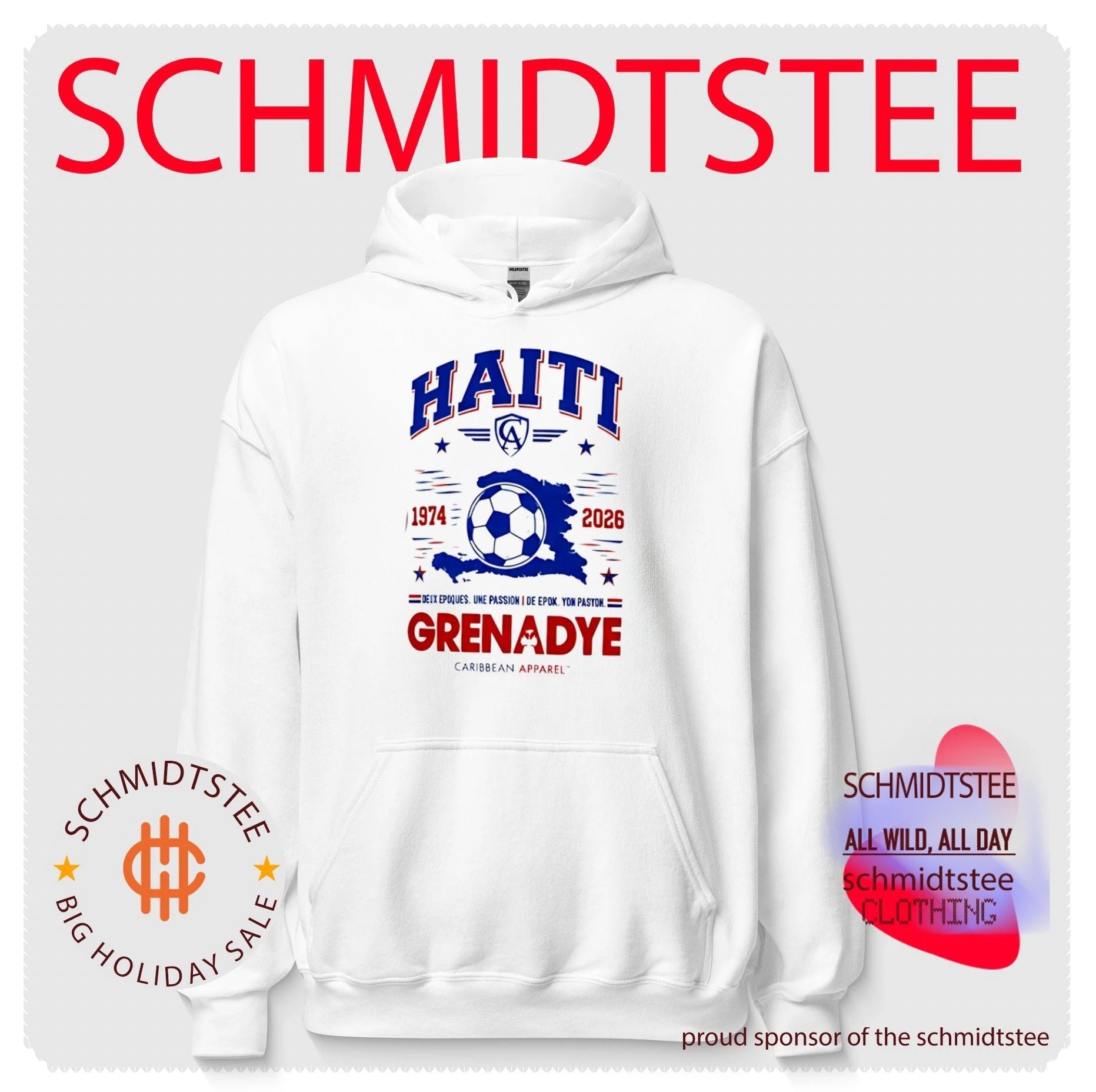 Haiti 1974 to 2026 Grenadye Caribbean Apparel shirt