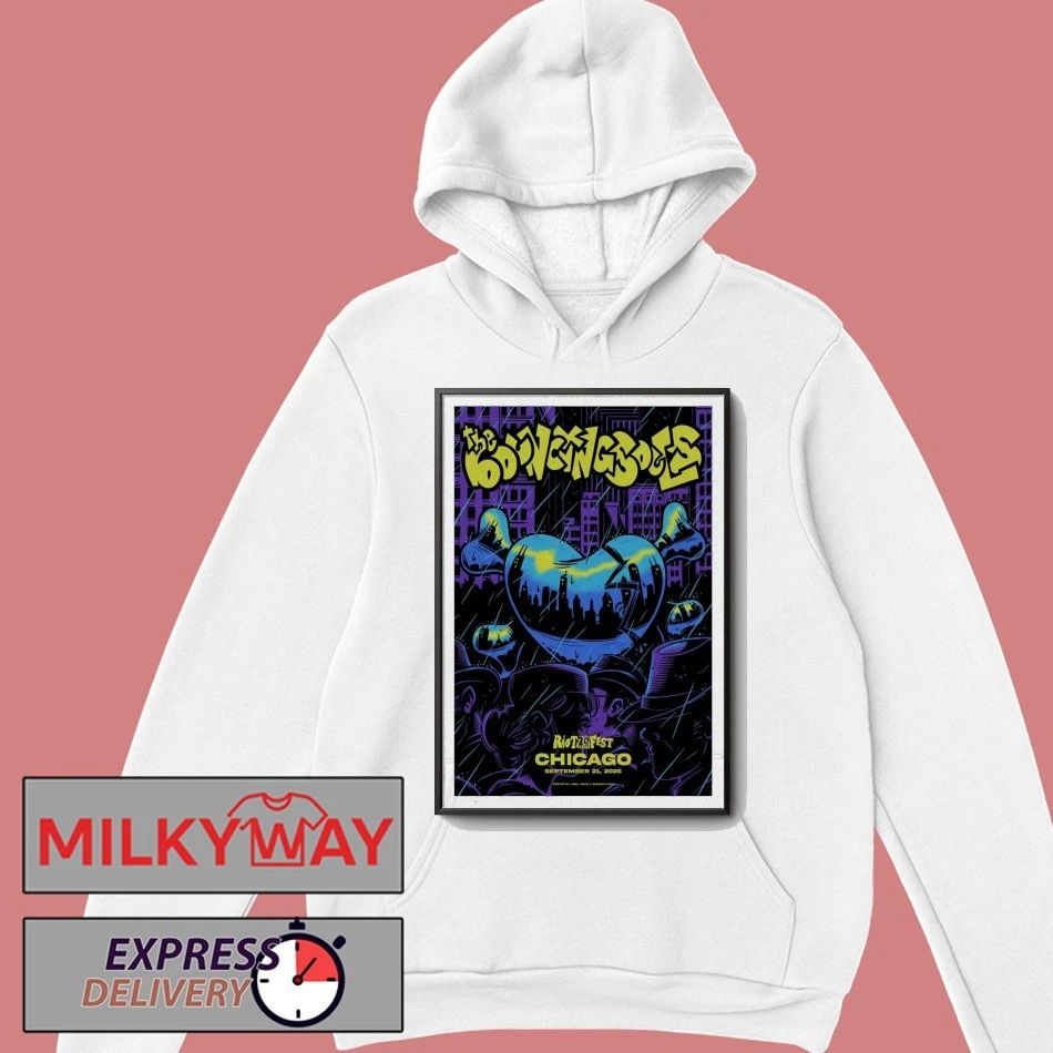 Poster The Bouncing Souls Tour Chicago, IL 09 21 2025 shirt