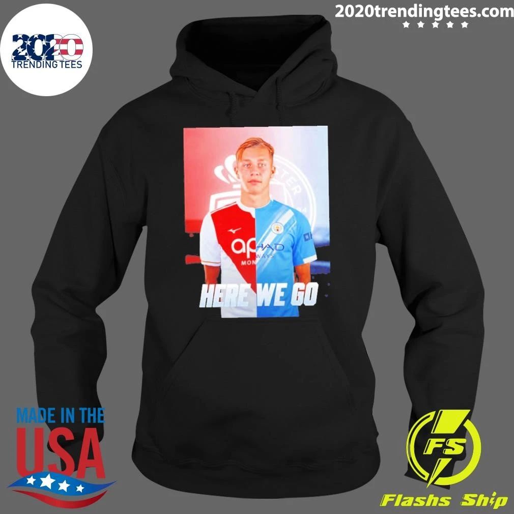 Mathys Detourbet to AS Monaco Here We Go Tee Shirt