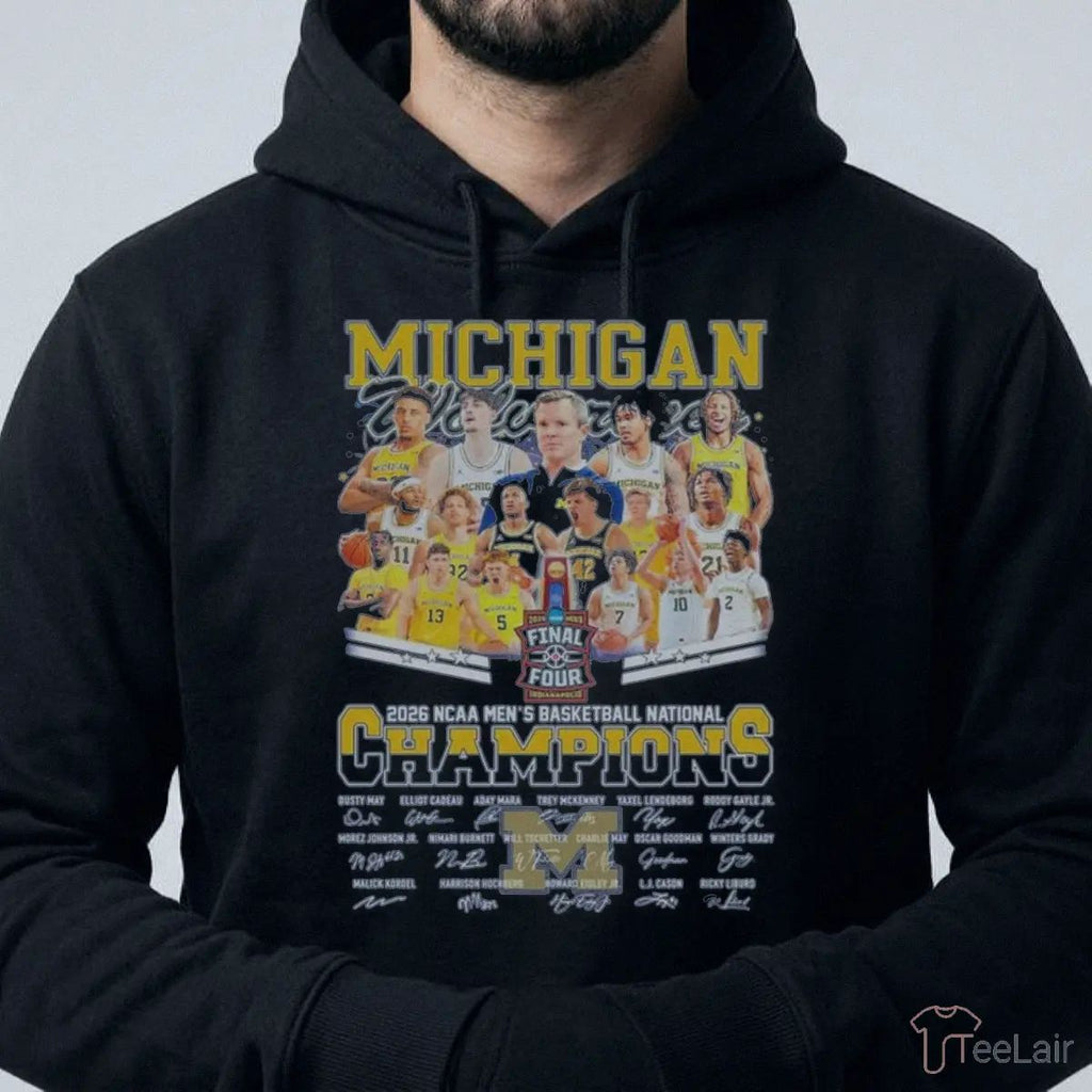 Michigan 2026 Ncaa Men’S Basketball National Champions Shirt