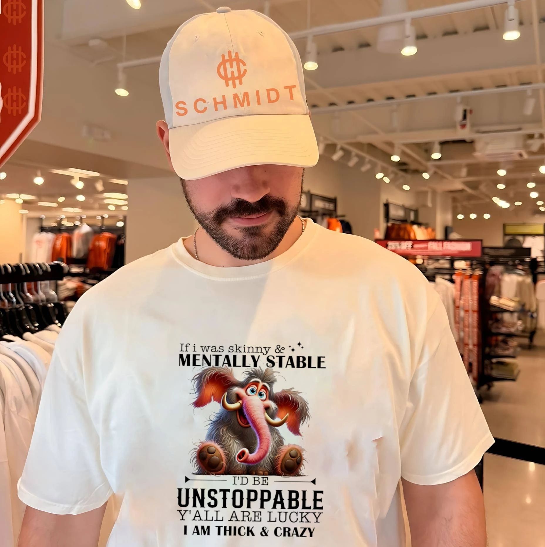If I was skinny and mentally stable I’d be unstoppable y’all are lucky I am thick and crazy shirt