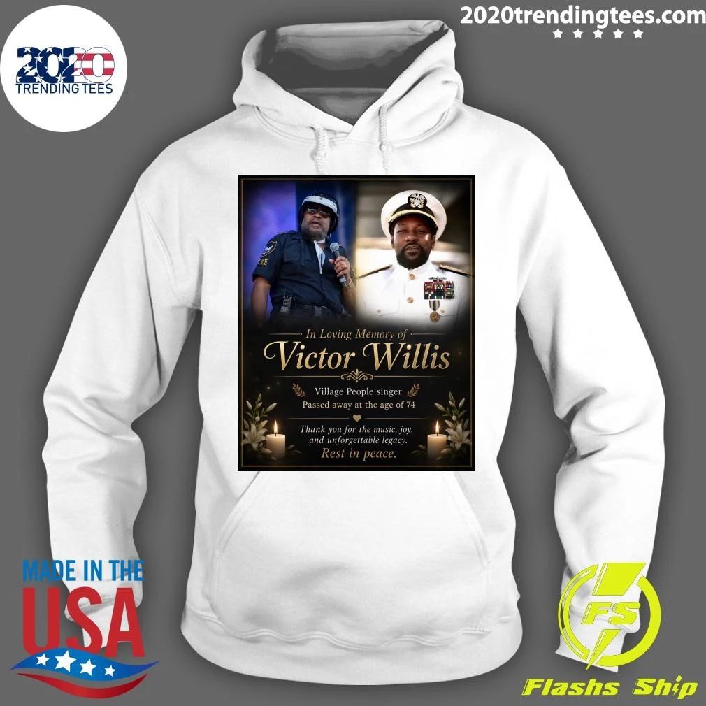 In Loving Memory Of Victor Willis Village People Singer Passed Away At The Age Of 74, 1951-2026 Shirt