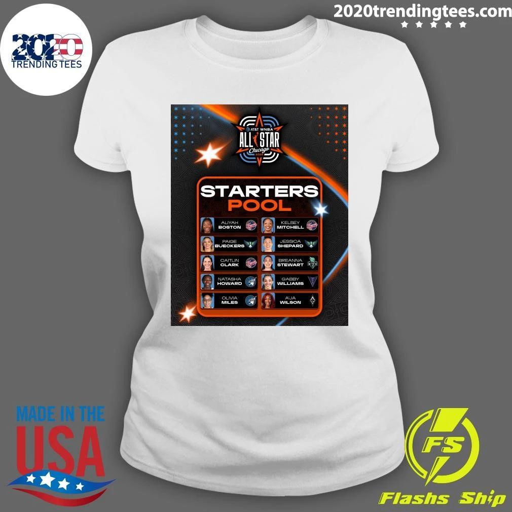 Your official 2026 AT&T WNBA All-Star Starters Shirt