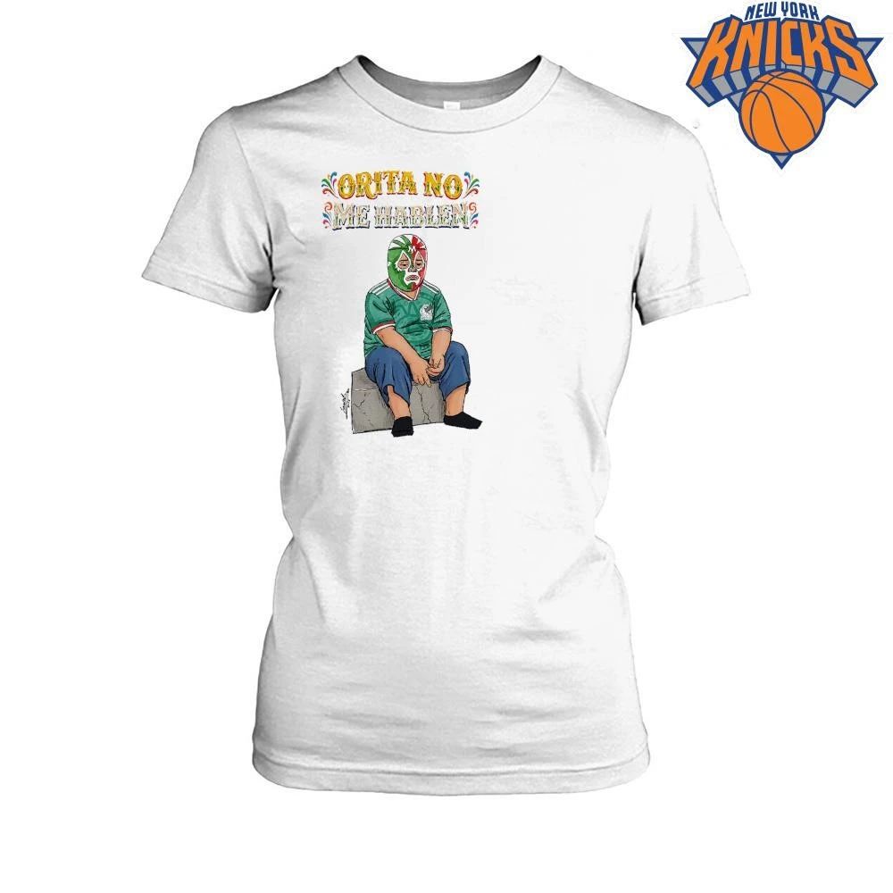 Orita No Me Hablen Sad Wrestler Lucha Libre Mask Pop Art Graphic Shirt
