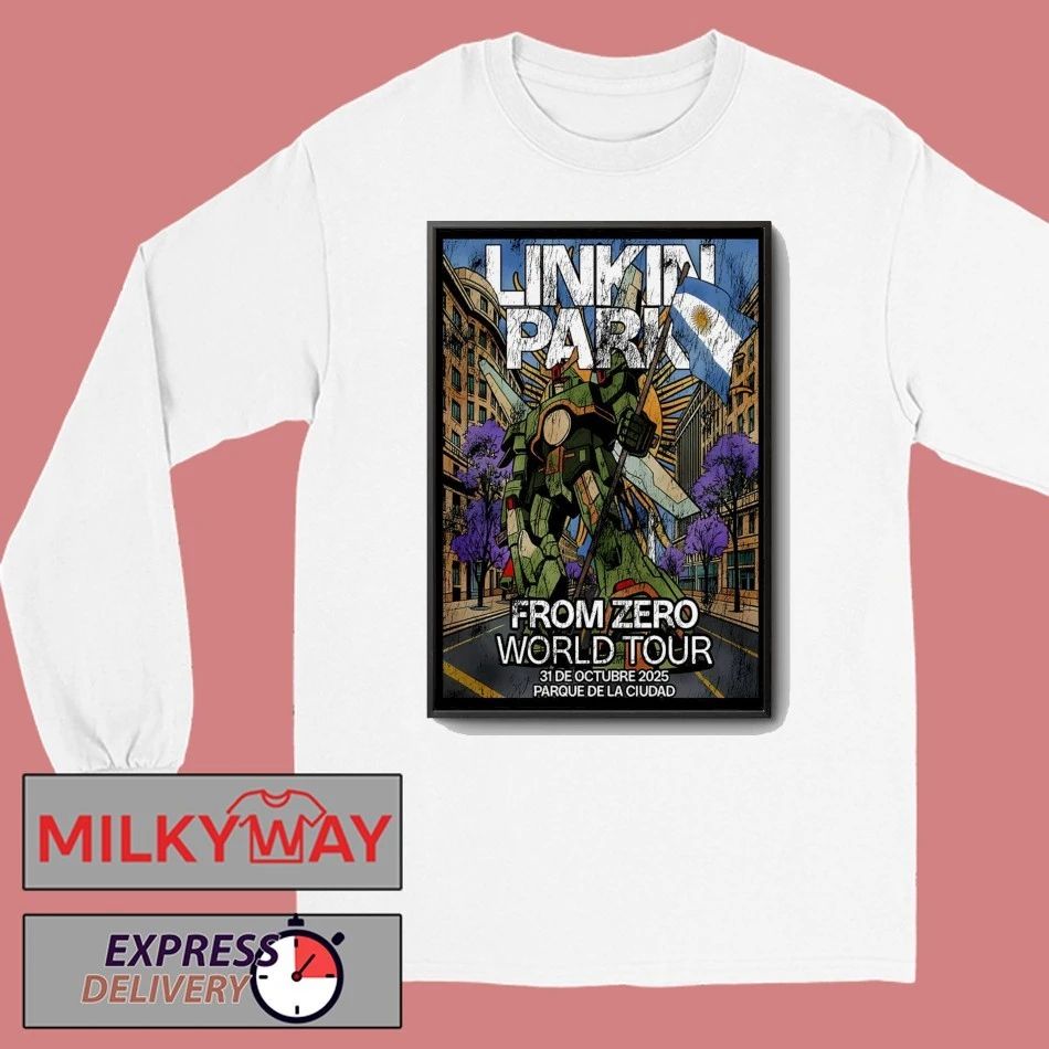 Linkin Park Argentina Tour 2025 Poster shirt