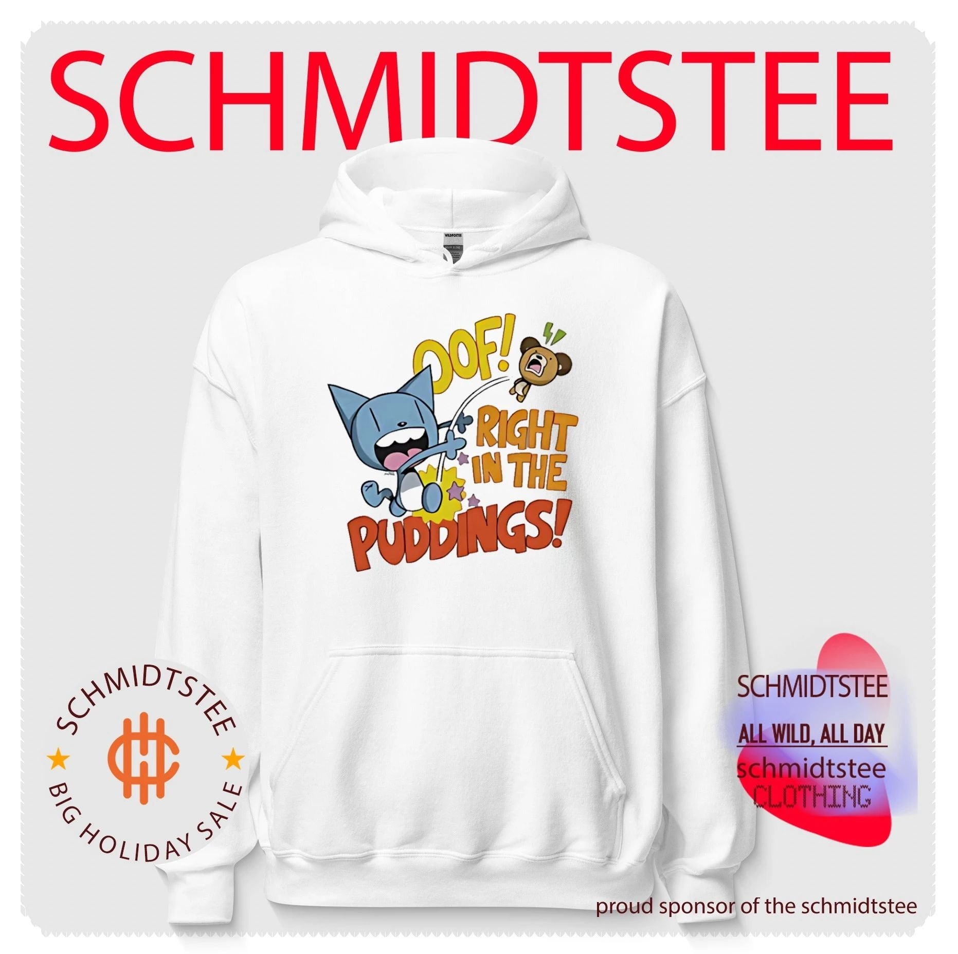Looshkin Oof right in the puddings graphic shirt