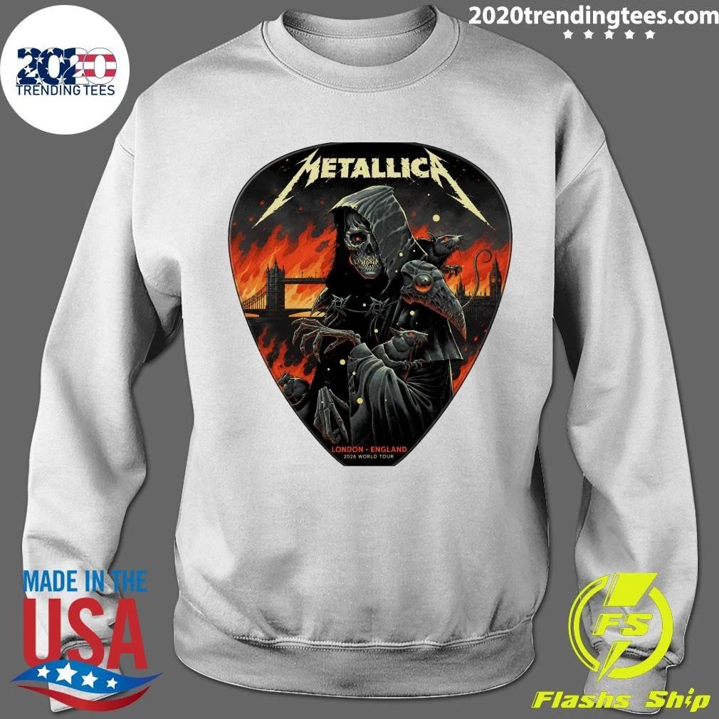 Metallica M72 London UK 2026 World Tour Shirt