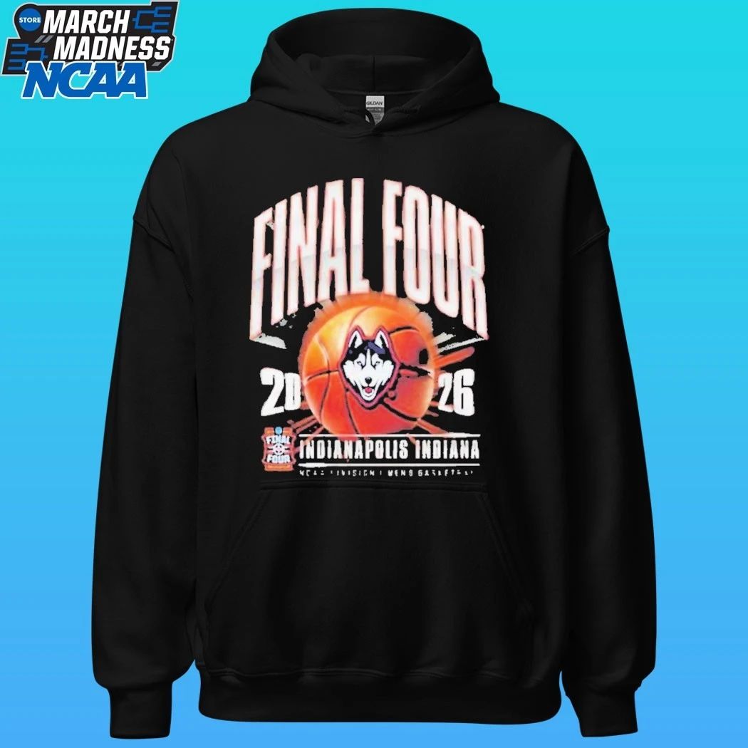 Uconn Huskies Men’s Basketball 2026 Ncaa D1 Tournament Final Four Indiana Shirt