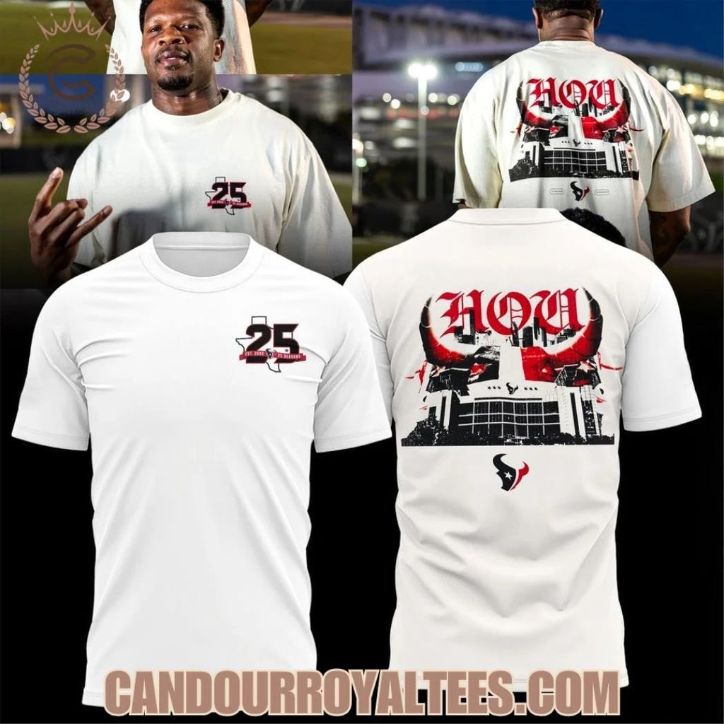 Houston Texans 25 Seasons Shirt