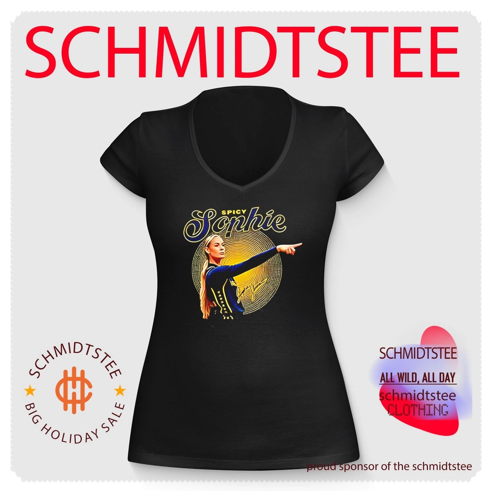 Indiana Fever Sophie Cunningham the spicy Sophie pointing shirt