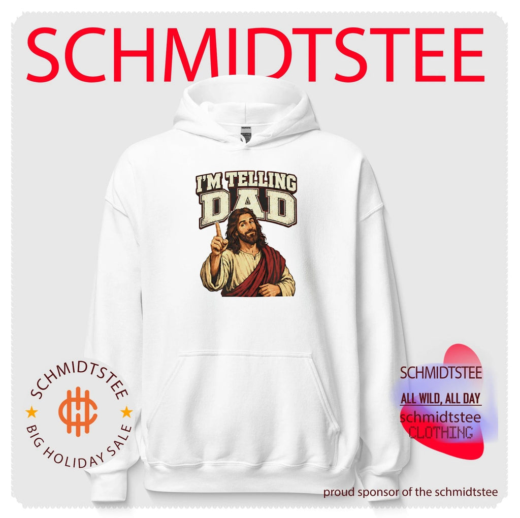 I’m Telling Dad Jesus funny religious Christian humor shirt