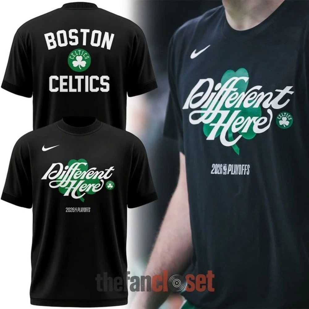 Boston Celtics 2026 Playoffs Different Here 2 side shirt