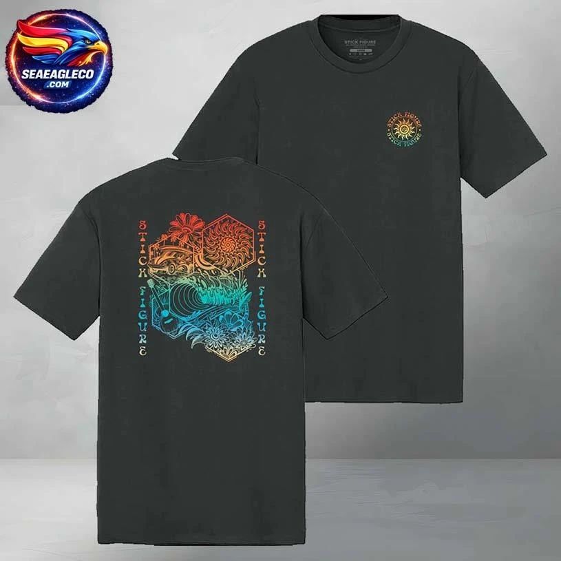 Stick Figure Coastal Cruiser Two Sided Shirt