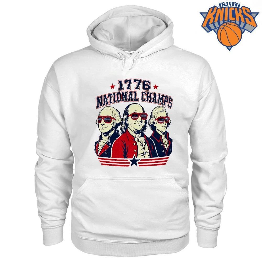 1776 National Champs Founding Fathers Sunglasses Vintage Patriotic Happy 4th of July Independence Day Shirt