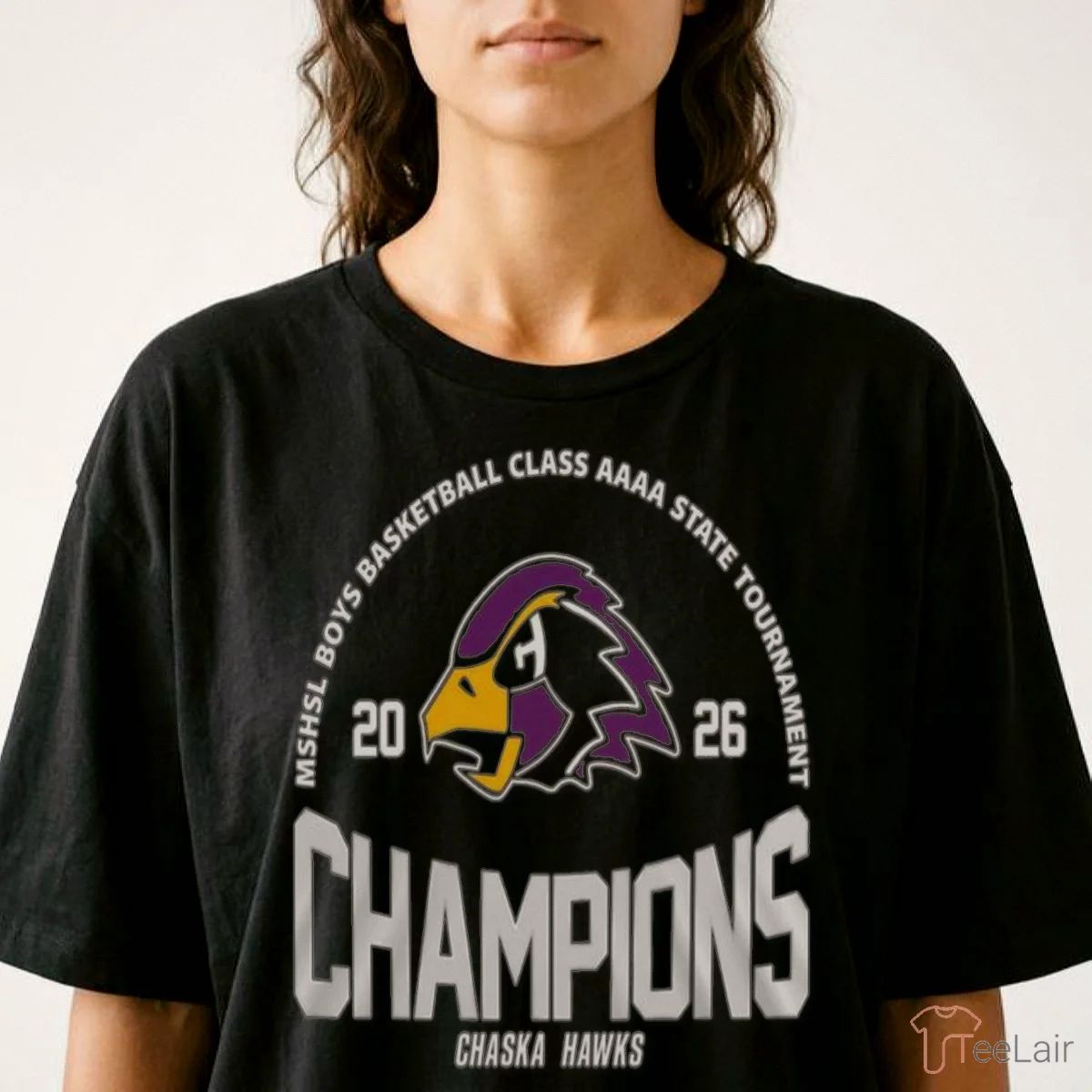 Chaska Hawks MSHSL Boys Basketball Class AAAA State Tournament Champions Shirt